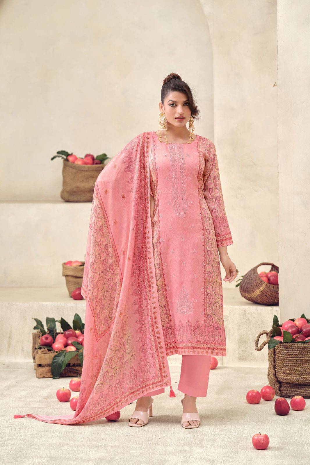 AARANYA VOL 5 By HERMITAGE 101 To 104 Series Beautiful Festive Suits Colorful Stylish Fancy Casual Wear & Ethnic Wear PURE PREMIUM GIZA COTTON SATIN Dresses At Wholesale Price